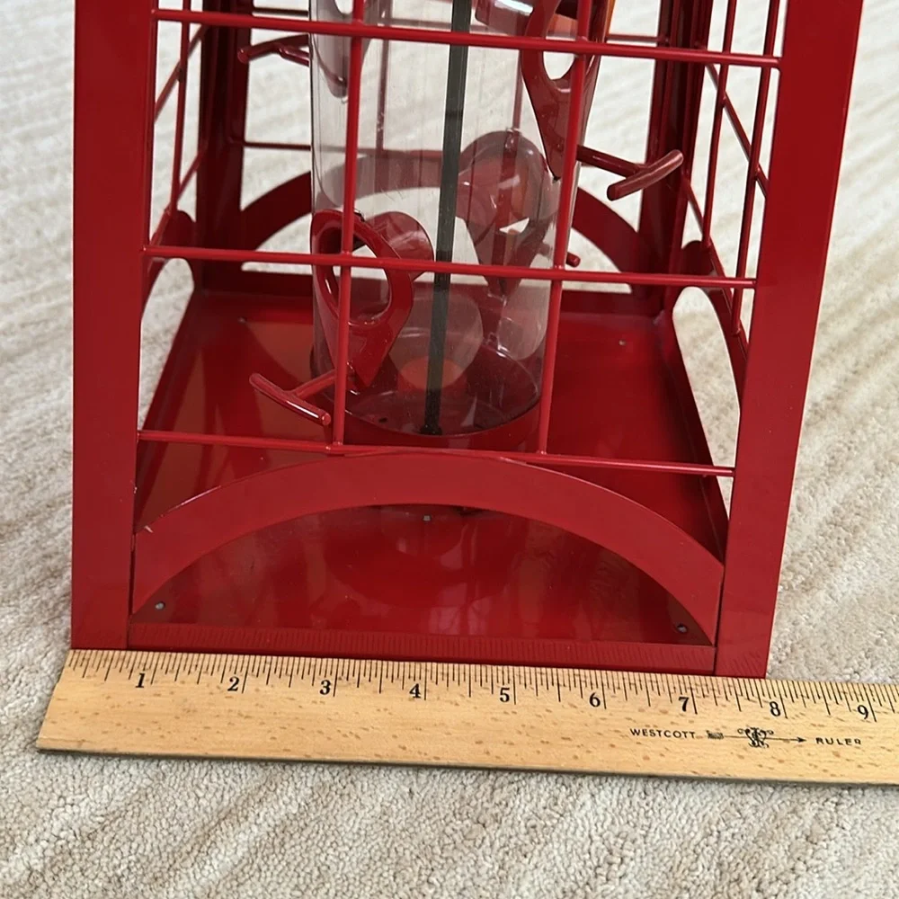 Hiatt Manufacturing Large Lighthouse Lantern Bird Feeder (50125) Red - Picture 15 of 16